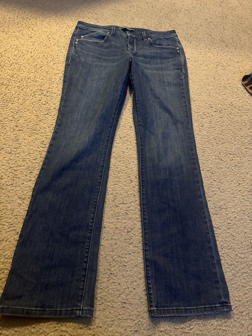 Tommy Bahama Womens Size 12 Blue Denim Mid Rise Jeans - Picture 5 of 16